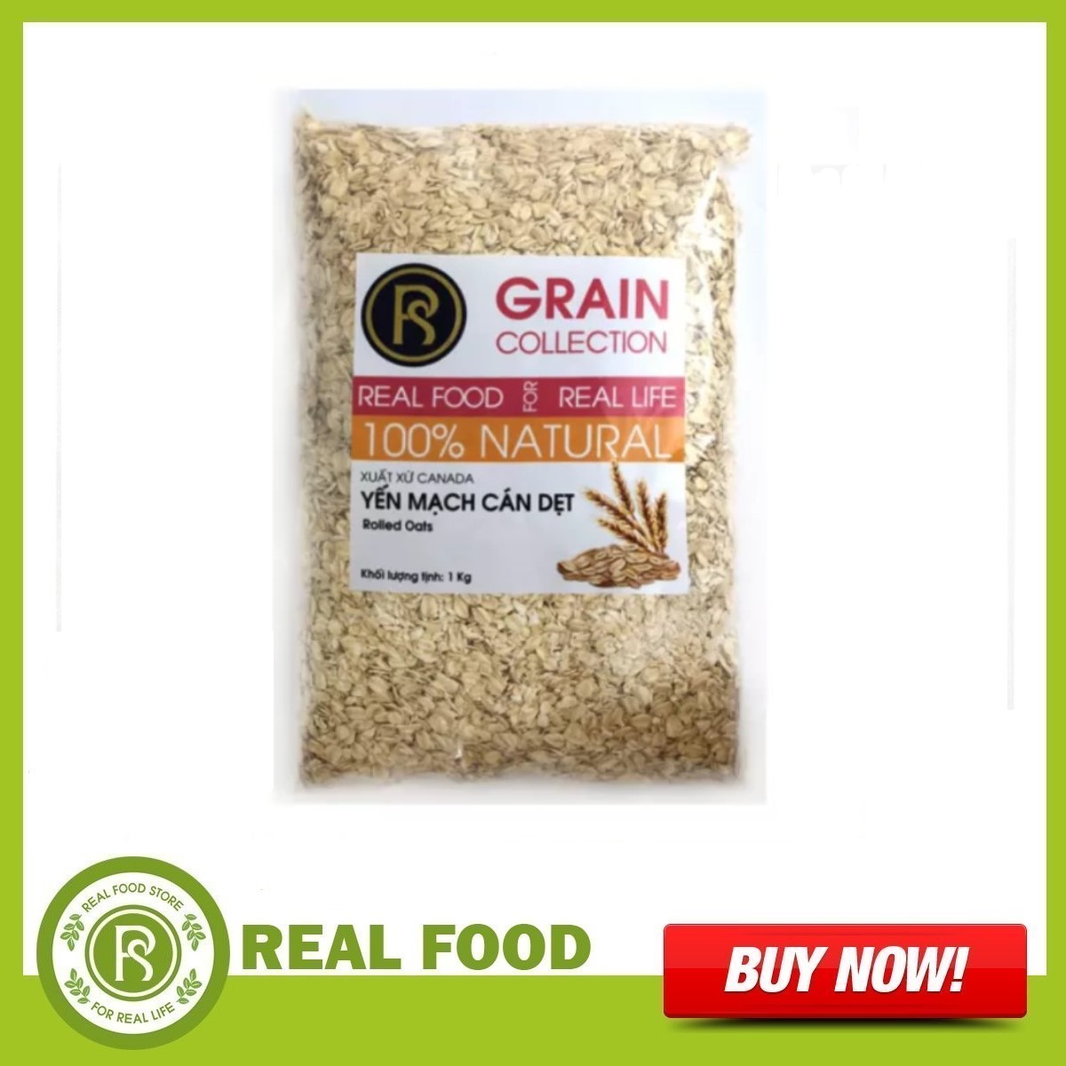 Yến Mạch Cán Dẹp 1000g